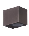 KANDANCHU * APLIQUE EXTERIOR CUAD. 1L*GU10 CORTEN